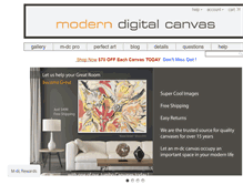 Tablet Screenshot of md-canvas.com